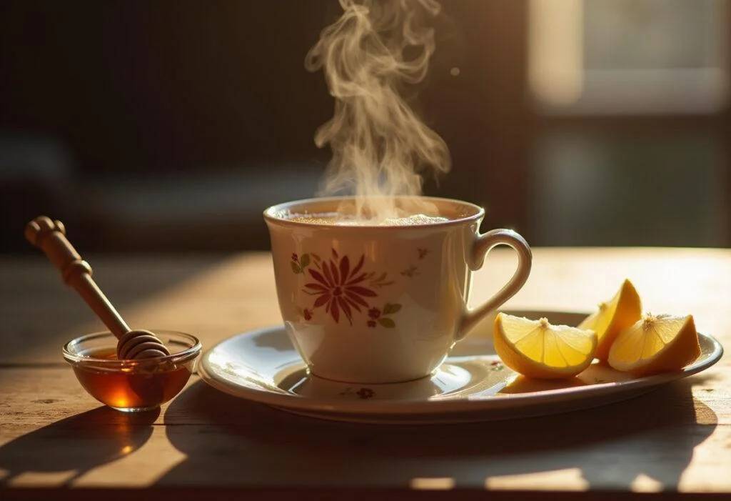 Fertiger Kümmeltee in einer Tasse, perfekt für eine entspannende Auszeit.
