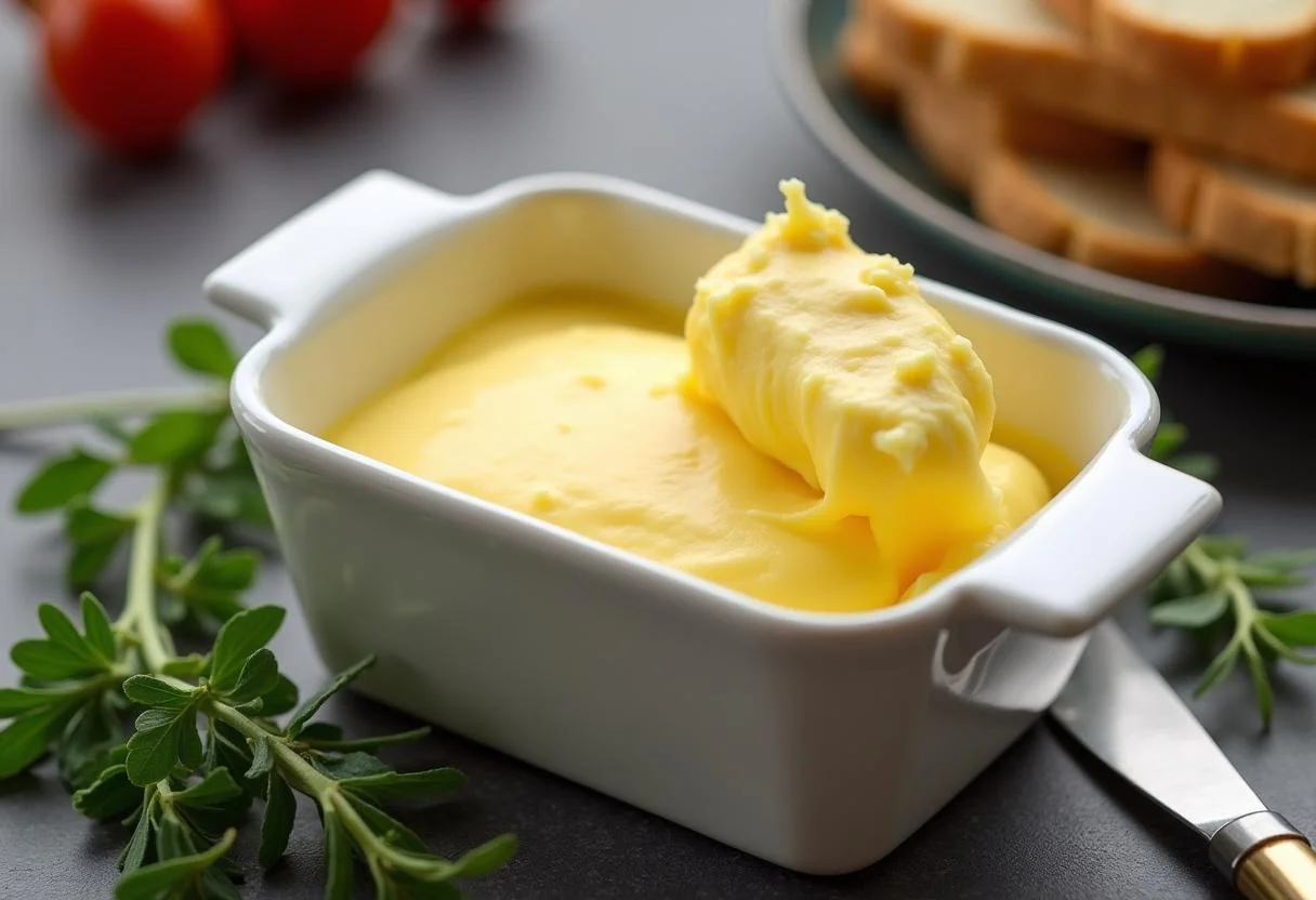 Kerrygold Butter in einer Butterschale, ideal für ein köstliches Butter-Angebot.