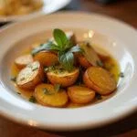 Finished dish of cooked potatoes and pasta, perfect for einfach kochen mit dem Thermomix.