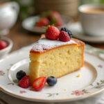 Fertiger Thermomix Kuchen, schön dekoriert, ideal zum Servieren bei Feierlichkeiten.