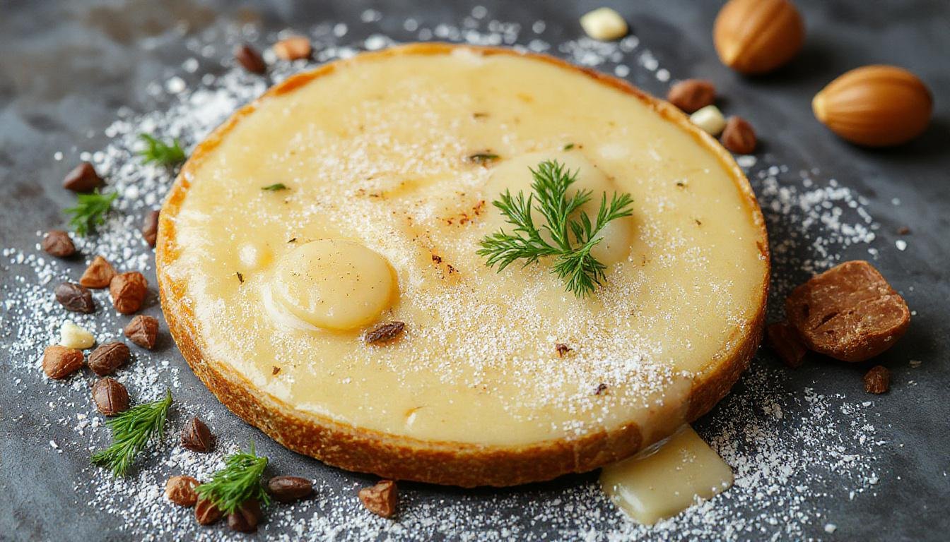 Das Gericht zeigt saftiges, goldbraun gebratenes Hähnchengeschnetzeltes, umgeben von einer cremigen, weißen Schmandsoße, garniert mit frischen Kräutern auf einem weißen Teller. Die Textur des Hähnchens ist saftig und zart, während die Soße samtig und reichhaltig wirkt, mit einem leichten Kräutergarnitur für einen farblichen Akzent.