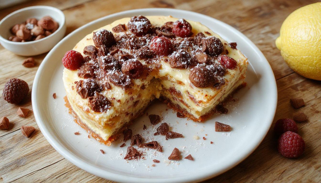 Eine elegante Schale mit Himmlischem Pistazien-Tiramisu, geschichtet mit grüner Pistaziencreme, beigem Kaffee- oder Kakaopulverstaub auf der Oberfläche, dekoriert mit ganzen Pistazien und shimmert fein. Das Dessert wird kunstvoll auf einem weißen Teller präsentiert, umgeben von einem schlichten, hellen Hintergrund.