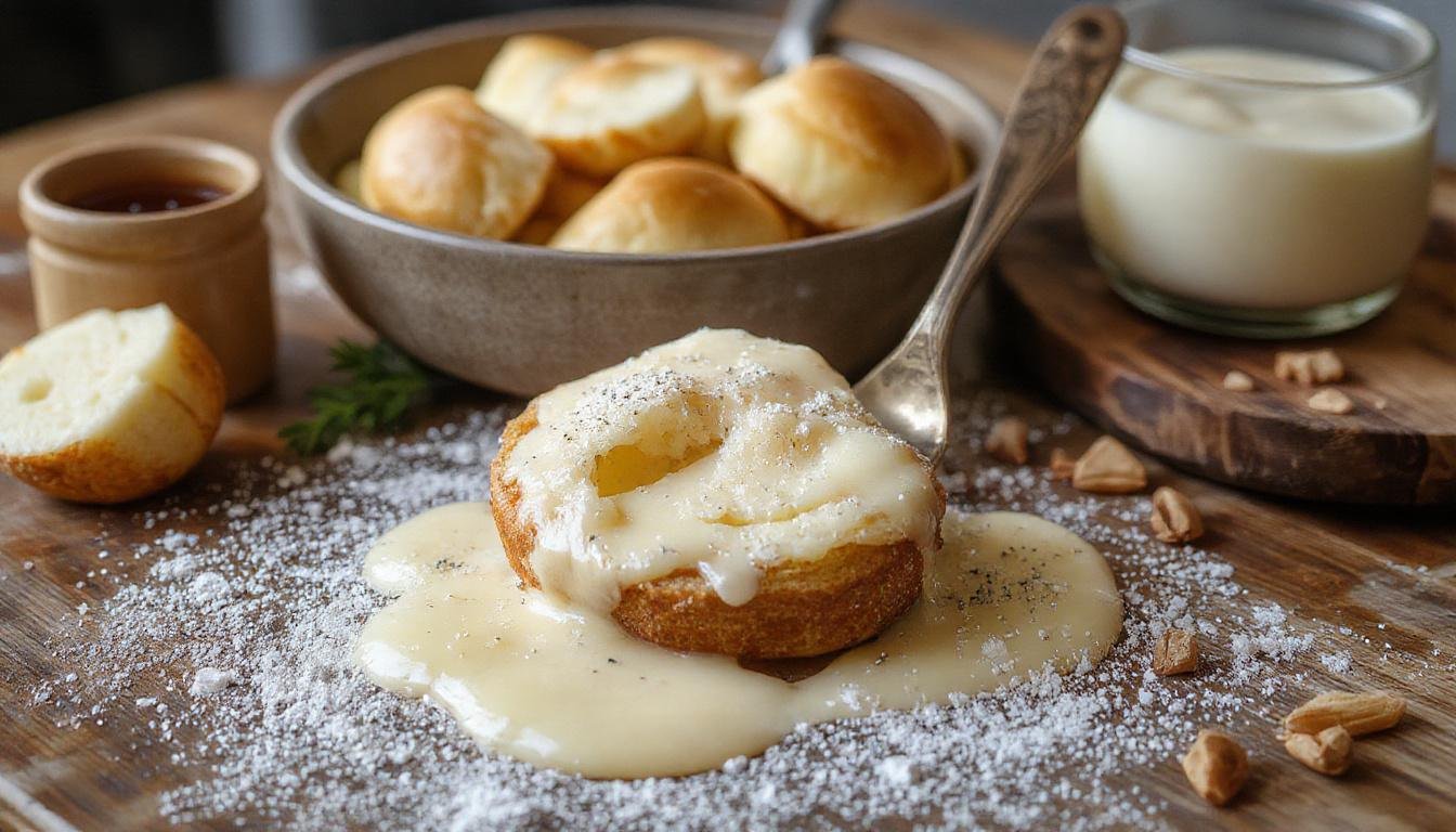 Ein goldbraun gebratenes Hähnchen aus dem Ofen, serviert auf einem rustikalen Holztablett mit frischen Kräutern und Zitronenscheiben. Das Fleisch wirkt saftig und zart, die Haut ist knusprig und golden braun, umgeben von einer leichten Dampf- und Kräuteraromen.