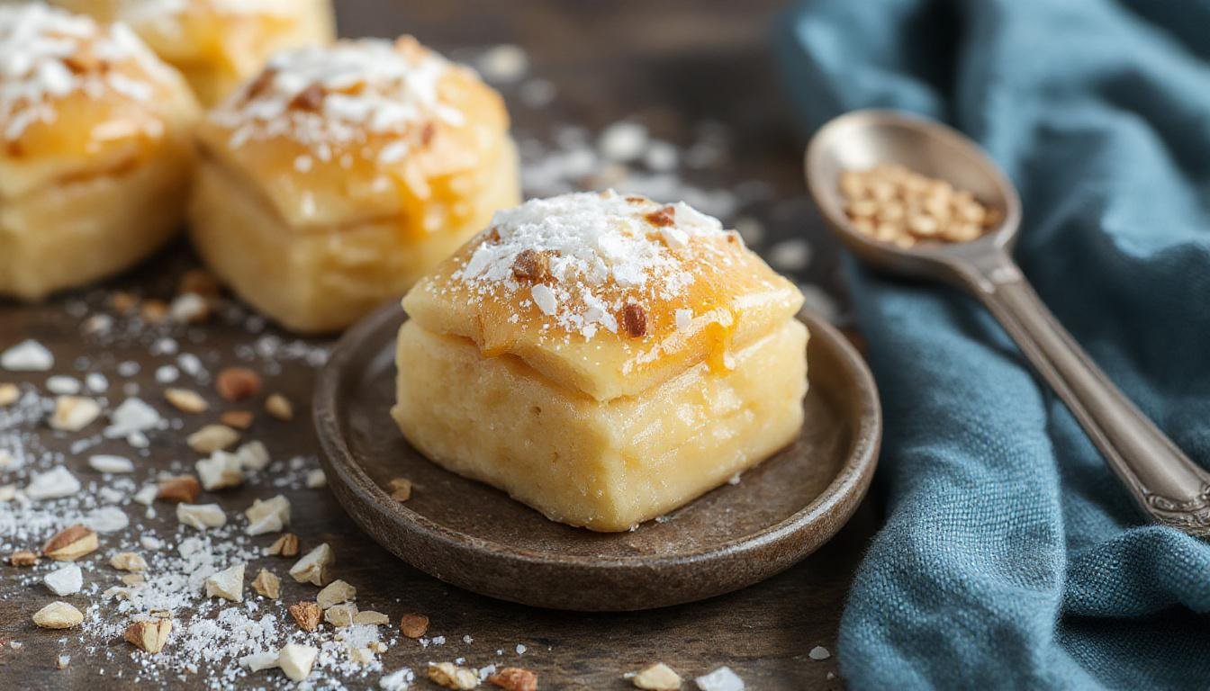 Das Gericht zeigt goldbraun gebratenes Hähnchenfilet mit einer glasierten Honig-Sesam-Sauce, garniert mit geröstetem Sesam und frischen Kräutern, präsentiert auf einem weißen Teller mit knackigem Salat im Hintergrund.