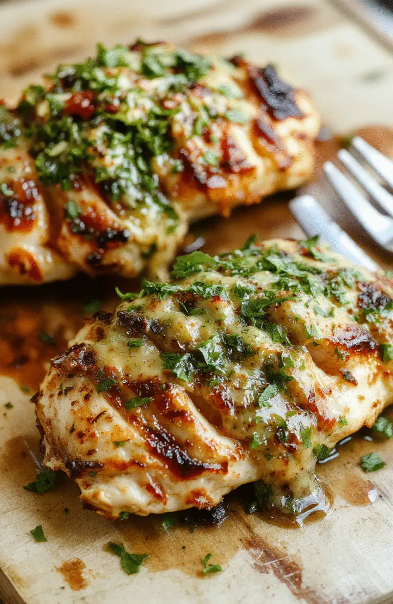 Colorful grilled chicken topped with vibrant green salsa verde, melted pepper jack cheese, served on a rustic wooden platter with fresh cilantro and lime slices, showcasing a juicy, tender interior and crispy charred edges.