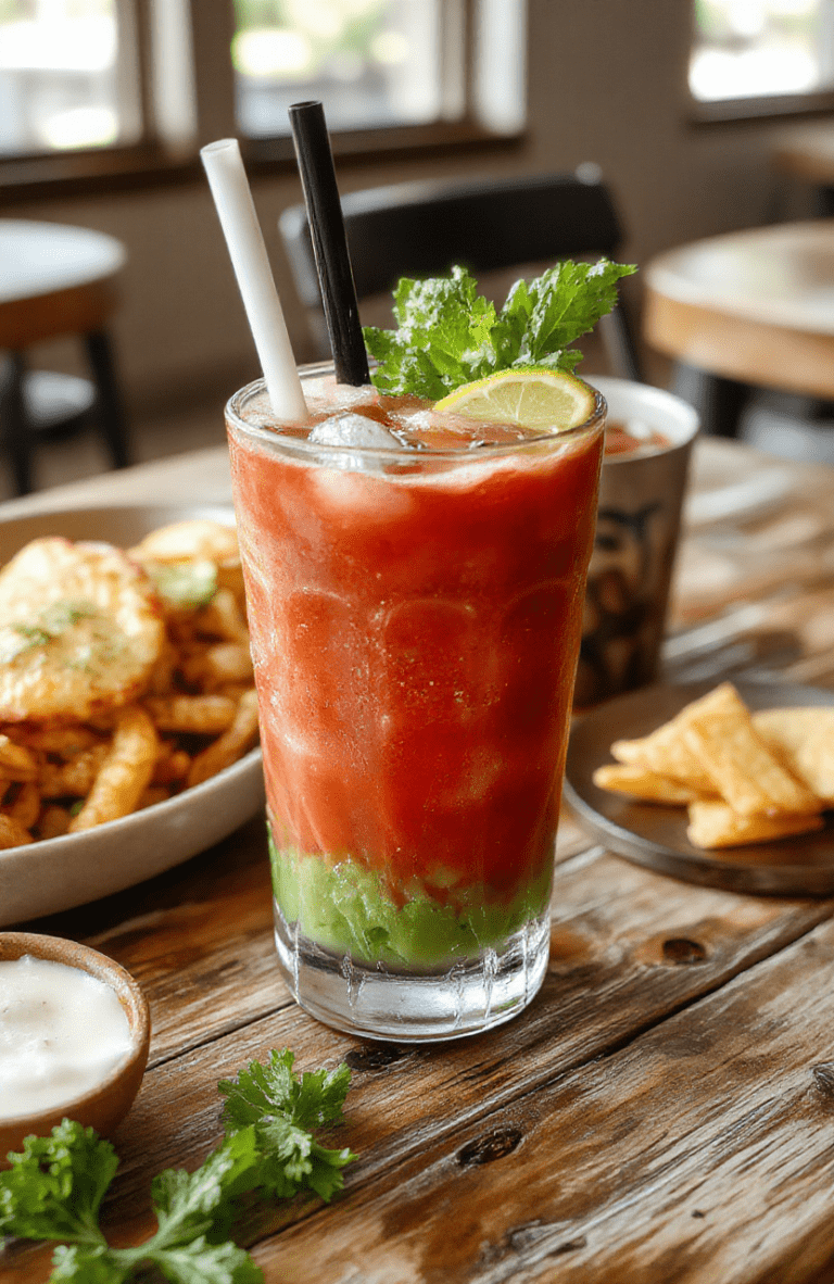 A vibrant tall glass filled with bright blue Baja Blast soda, garnished with a lime wedge and a colorful paper straw, placed on a casual wooden table with a blurred tropical background, showcasing the refreshing drink's bubbly texture and vivid color.
