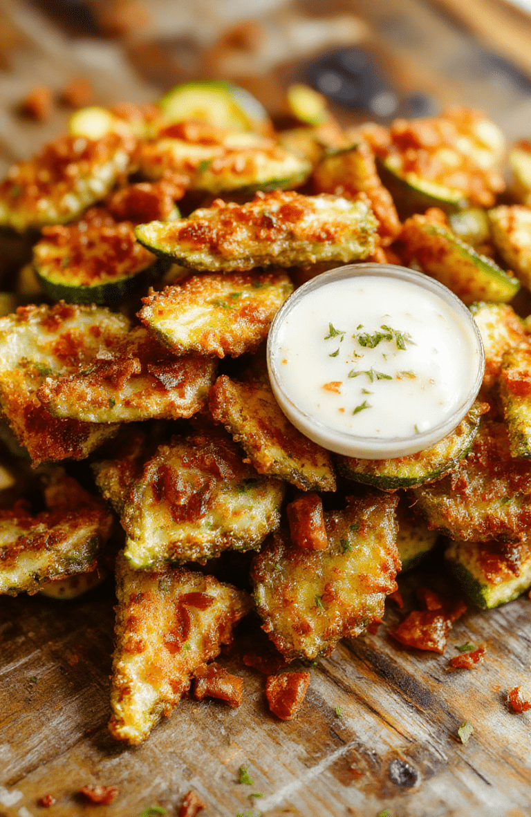 Golden-brown air fryer zucchini fries presented on a white ceramic plate, garnished with chopped parsley, with a crispy texture visible and vibrant green zucchini spears contrasted against the neutral background, styled with a rustic wooden surface for a cozy, inviting look.